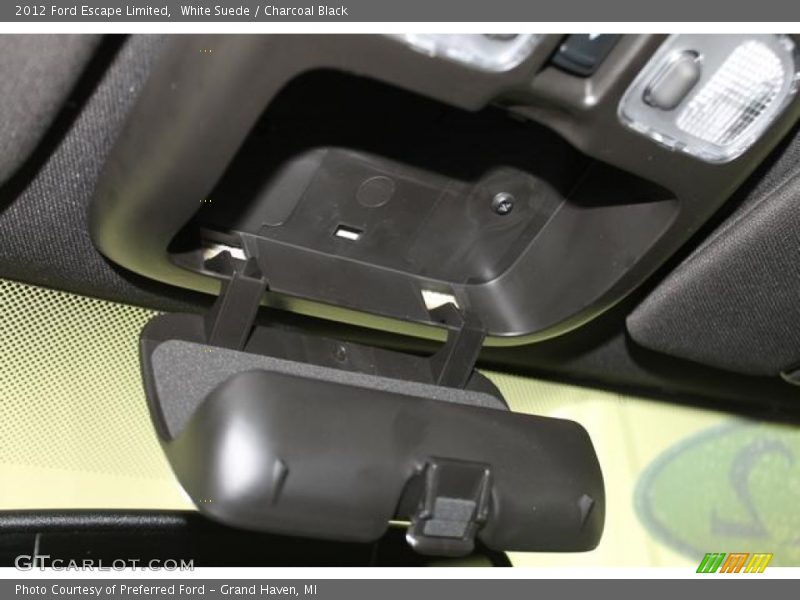 White Suede / Charcoal Black 2012 Ford Escape Limited