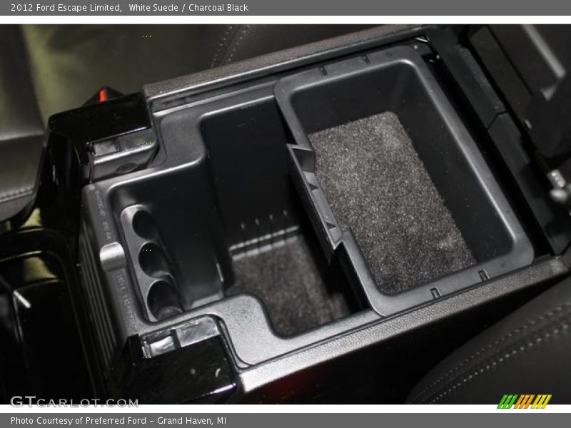 White Suede / Charcoal Black 2012 Ford Escape Limited