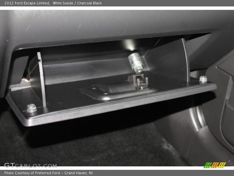 White Suede / Charcoal Black 2012 Ford Escape Limited