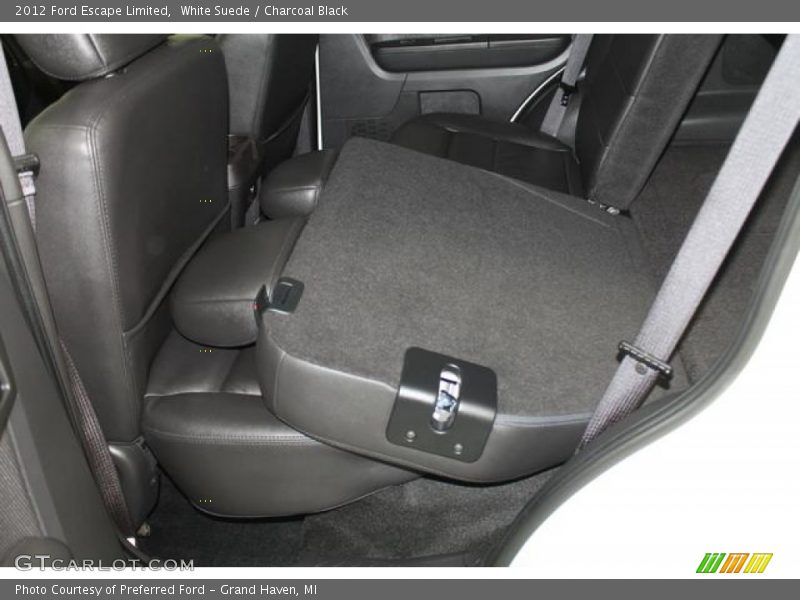 White Suede / Charcoal Black 2012 Ford Escape Limited