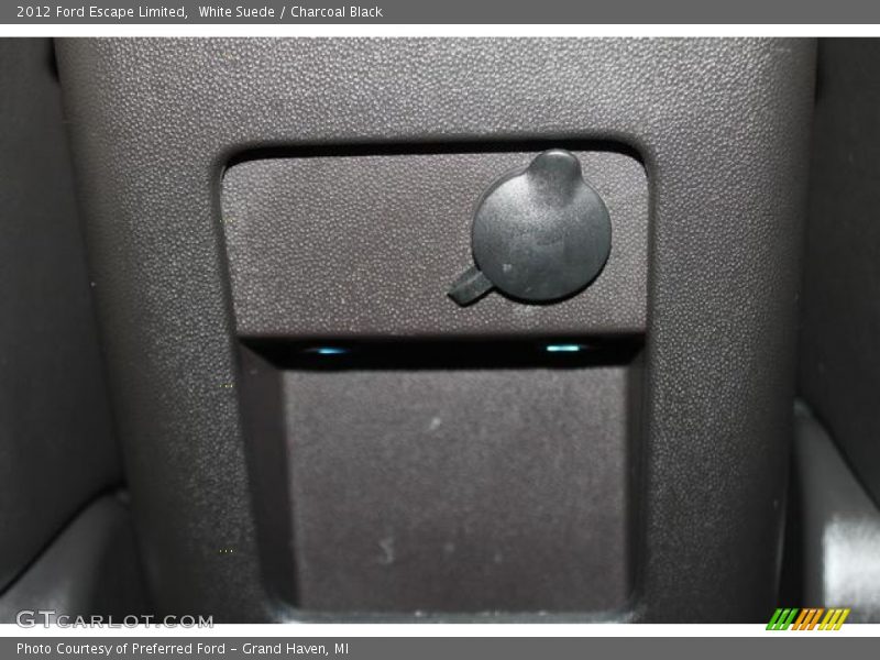 White Suede / Charcoal Black 2012 Ford Escape Limited