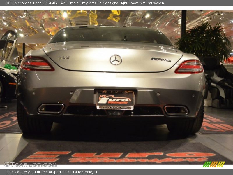 AMG Imola Grey Metallic / designo Light Brown Natural Woven 2012 Mercedes-Benz SLS AMG