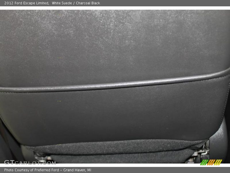 White Suede / Charcoal Black 2012 Ford Escape Limited