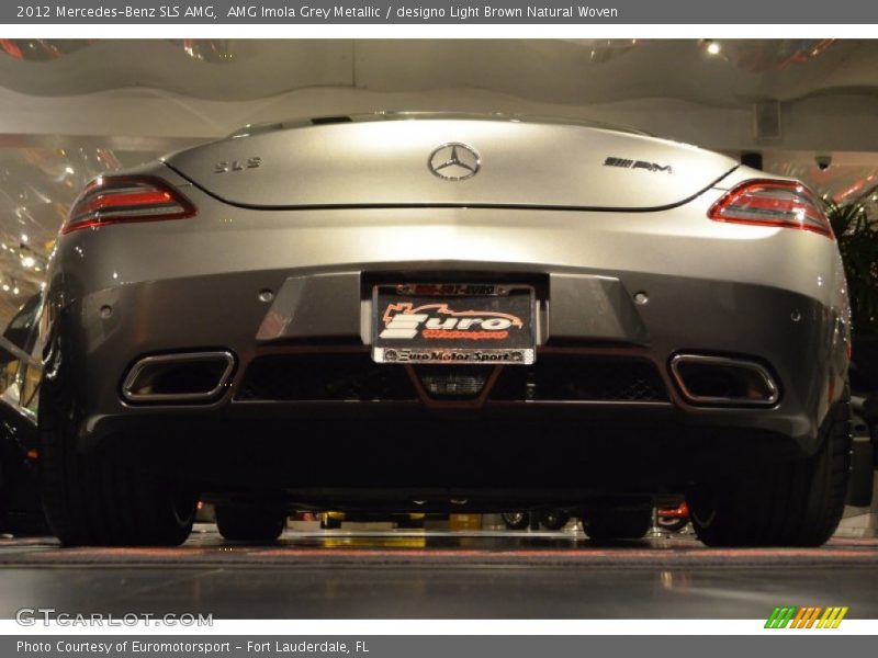 AMG Imola Grey Metallic / designo Light Brown Natural Woven 2012 Mercedes-Benz SLS AMG