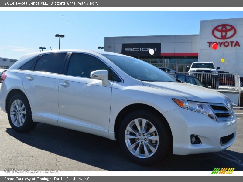 Blizzard White Pearl / Ivory 2014 Toyota Venza XLE
