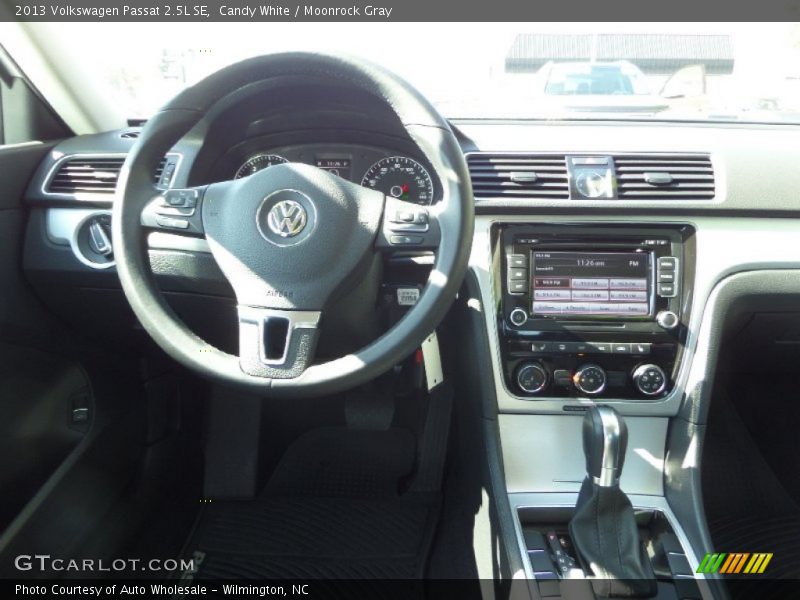 Candy White / Moonrock Gray 2013 Volkswagen Passat 2.5L SE