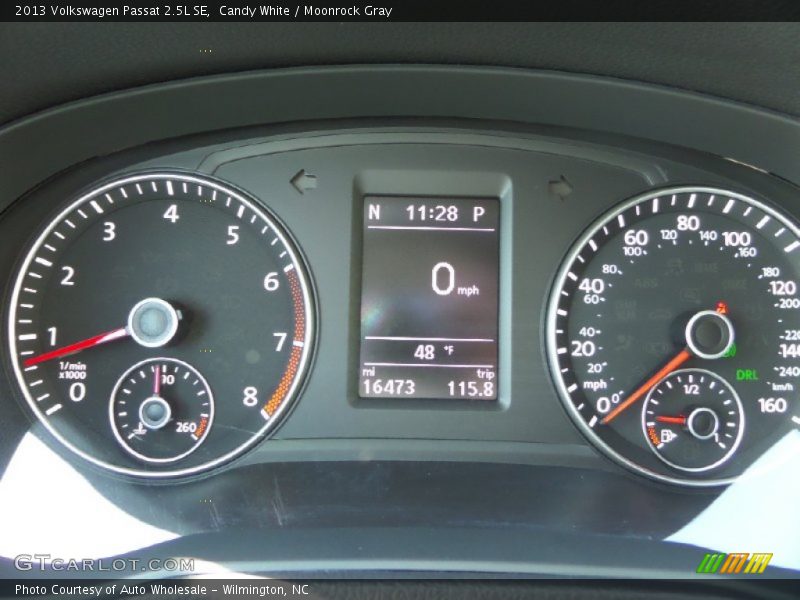 Candy White / Moonrock Gray 2013 Volkswagen Passat 2.5L SE