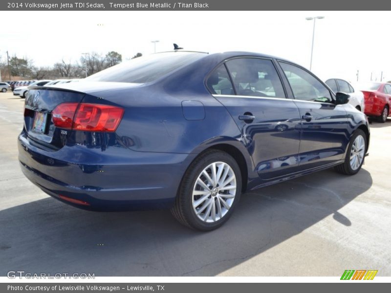 Tempest Blue Metallic / Titan Black 2014 Volkswagen Jetta TDI Sedan