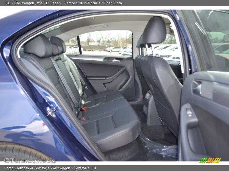 Tempest Blue Metallic / Titan Black 2014 Volkswagen Jetta TDI Sedan