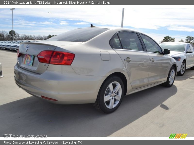 Moonrock Silver Metallic / Cornsilk Beige 2014 Volkswagen Jetta TDI Sedan