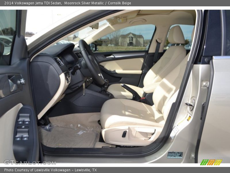 Moonrock Silver Metallic / Cornsilk Beige 2014 Volkswagen Jetta TDI Sedan