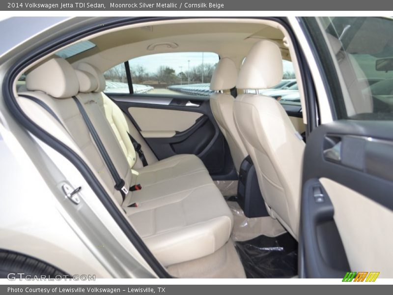 Moonrock Silver Metallic / Cornsilk Beige 2014 Volkswagen Jetta TDI Sedan
