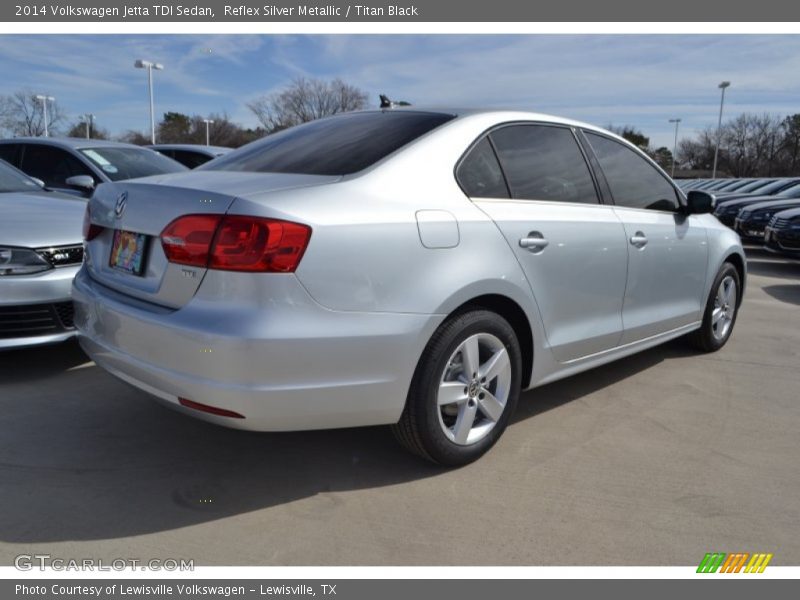 Reflex Silver Metallic / Titan Black 2014 Volkswagen Jetta TDI Sedan