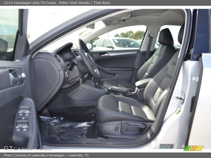 Reflex Silver Metallic / Titan Black 2014 Volkswagen Jetta TDI Sedan