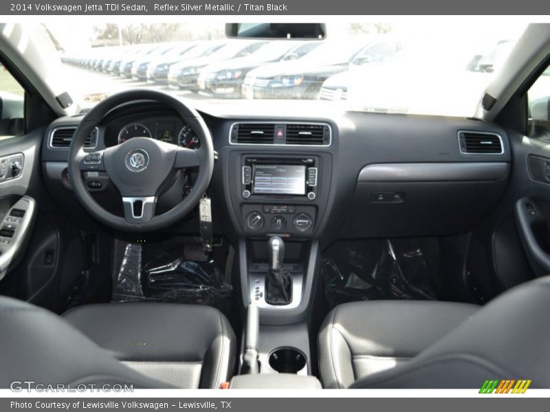 Reflex Silver Metallic / Titan Black 2014 Volkswagen Jetta TDI Sedan