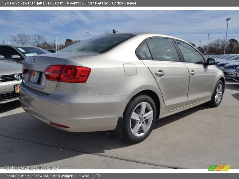 Moonrock Silver Metallic / Cornsilk Beige 2014 Volkswagen Jetta TDI Sedan