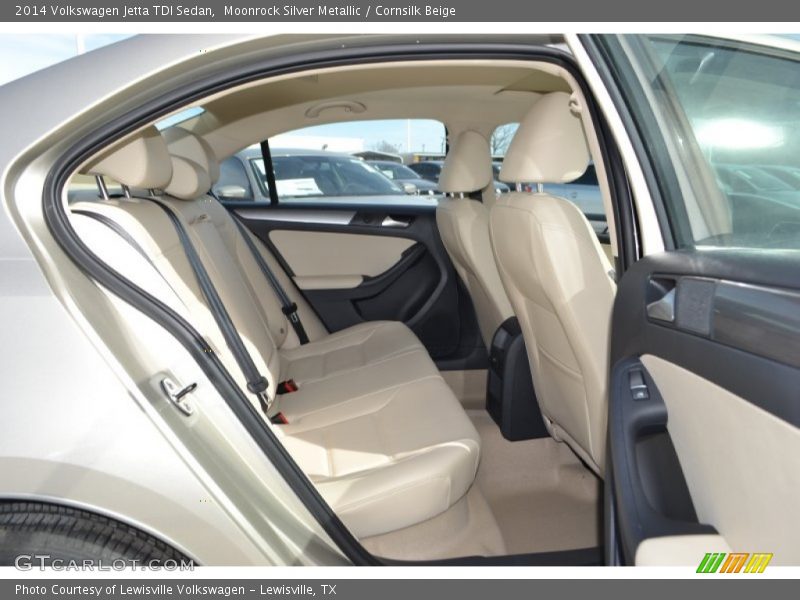 Moonrock Silver Metallic / Cornsilk Beige 2014 Volkswagen Jetta TDI Sedan