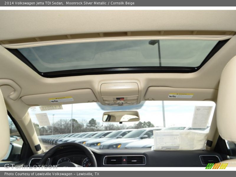 Moonrock Silver Metallic / Cornsilk Beige 2014 Volkswagen Jetta TDI Sedan