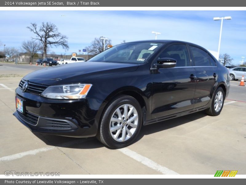 Black / Titan Black 2014 Volkswagen Jetta SE Sedan