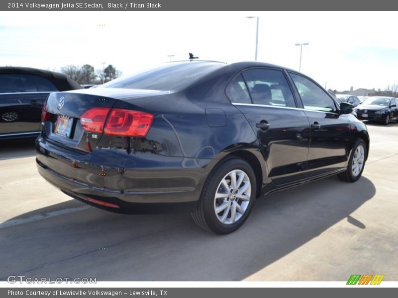 Black / Titan Black 2014 Volkswagen Jetta SE Sedan