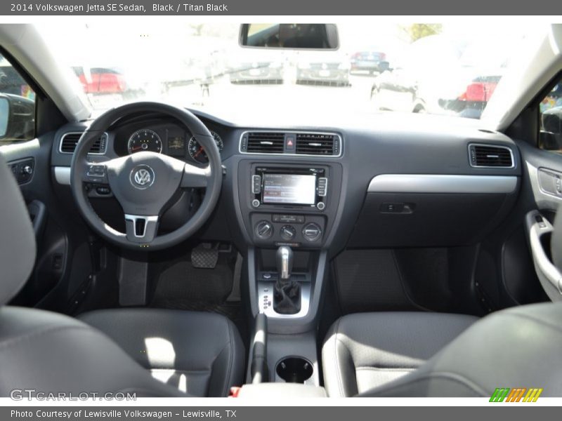 Black / Titan Black 2014 Volkswagen Jetta SE Sedan
