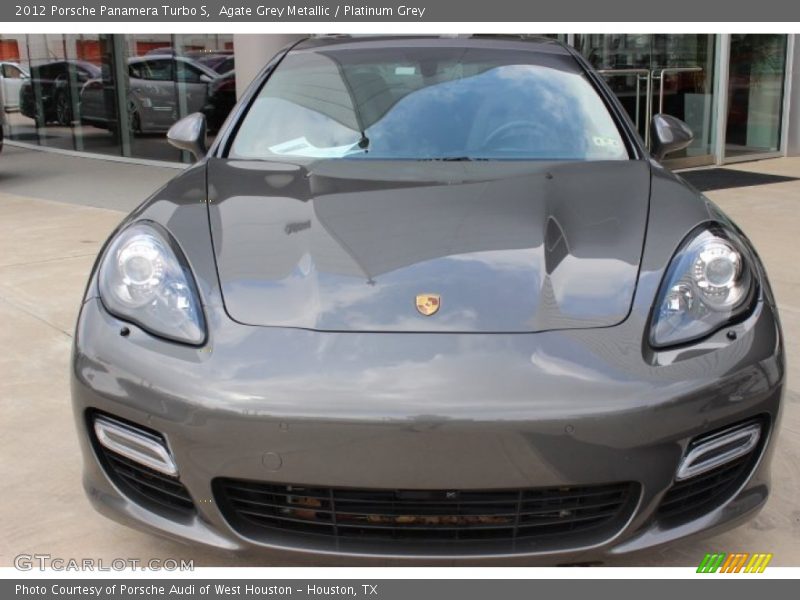 Agate Grey Metallic / Platinum Grey 2012 Porsche Panamera Turbo S