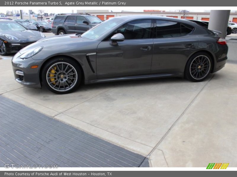 Agate Grey Metallic / Platinum Grey 2012 Porsche Panamera Turbo S