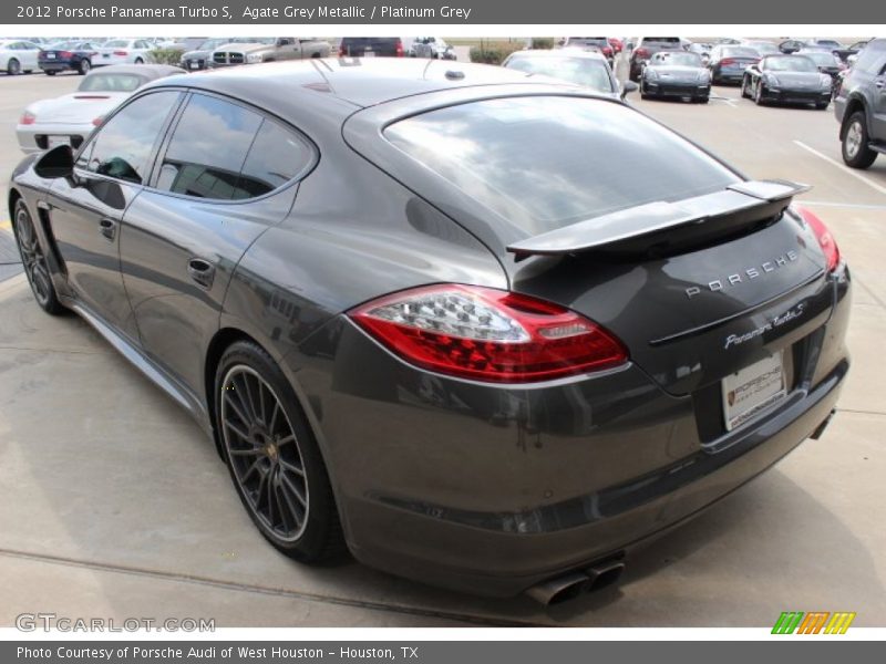 Agate Grey Metallic / Platinum Grey 2012 Porsche Panamera Turbo S