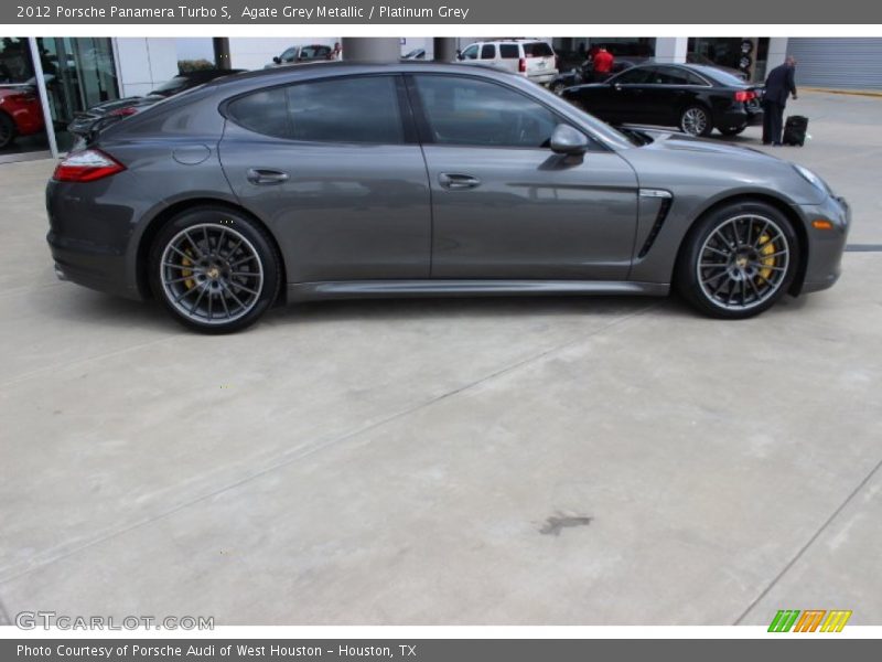 Agate Grey Metallic / Platinum Grey 2012 Porsche Panamera Turbo S