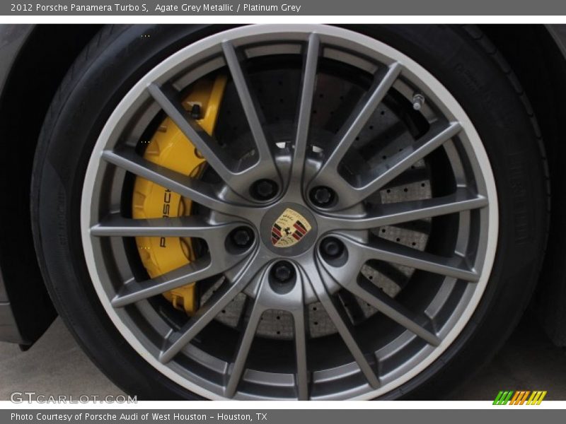 Agate Grey Metallic / Platinum Grey 2012 Porsche Panamera Turbo S