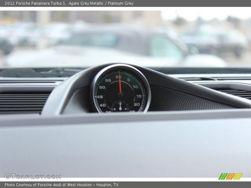 Agate Grey Metallic / Platinum Grey 2012 Porsche Panamera Turbo S