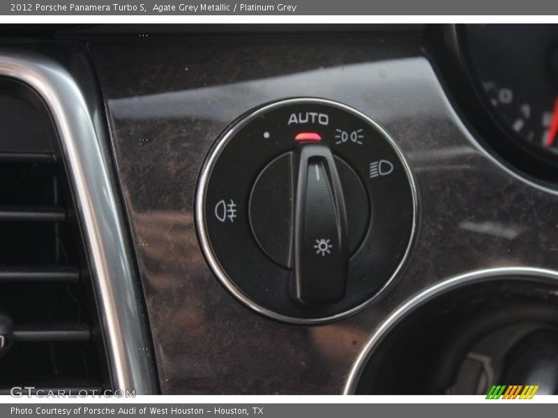 Agate Grey Metallic / Platinum Grey 2012 Porsche Panamera Turbo S