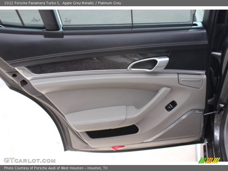 Agate Grey Metallic / Platinum Grey 2012 Porsche Panamera Turbo S