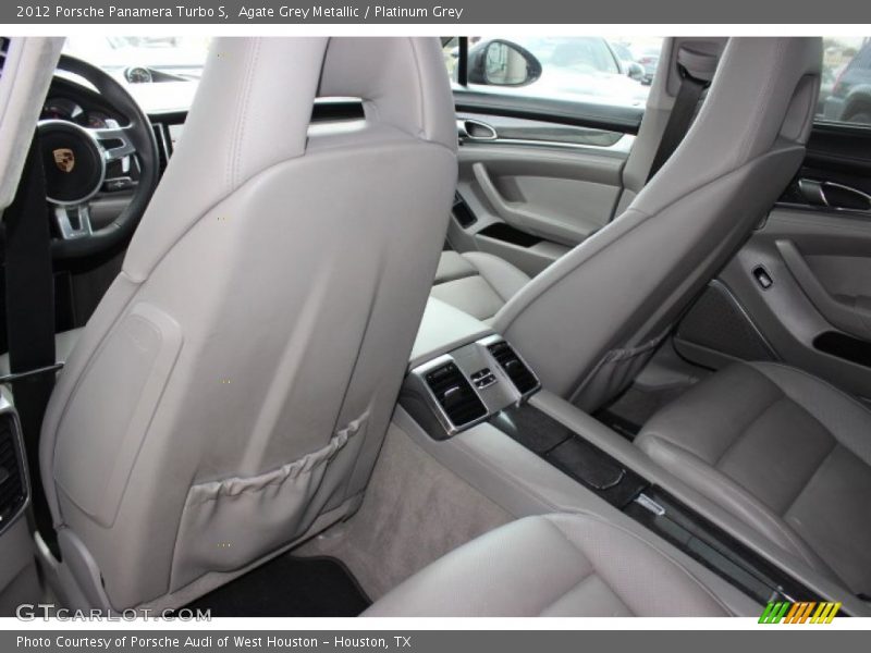 Agate Grey Metallic / Platinum Grey 2012 Porsche Panamera Turbo S