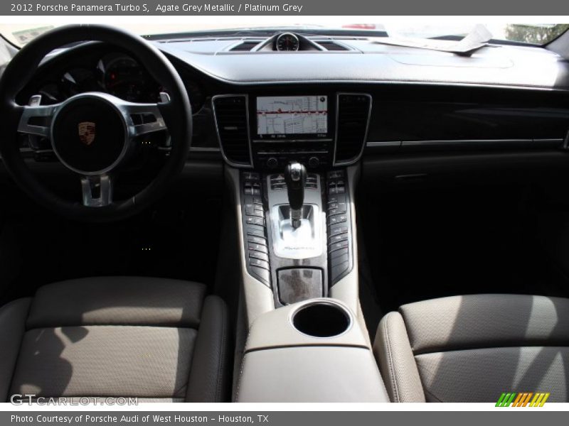 Agate Grey Metallic / Platinum Grey 2012 Porsche Panamera Turbo S
