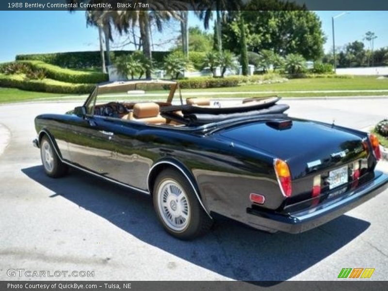Black / Tan 1988 Bentley Continental Convertible
