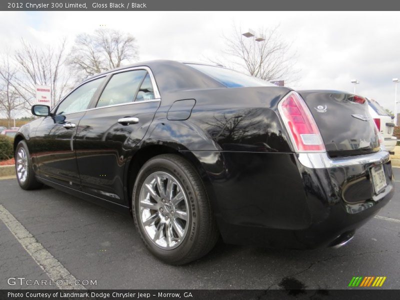 Gloss Black / Black 2012 Chrysler 300 Limited
