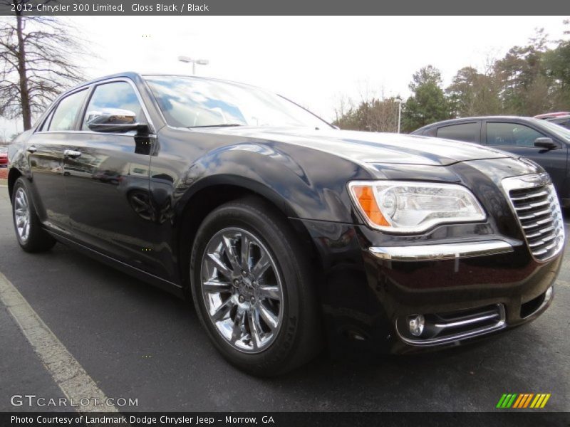 Gloss Black / Black 2012 Chrysler 300 Limited