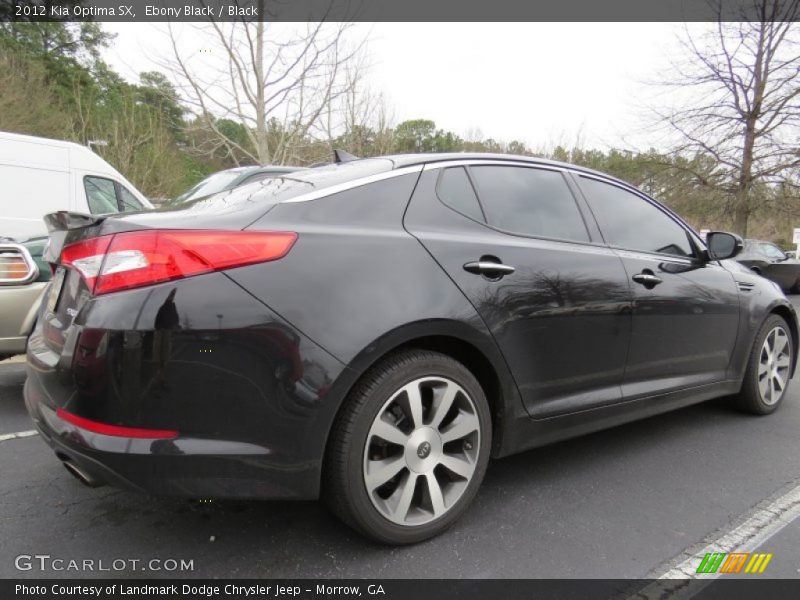 Ebony Black / Black 2012 Kia Optima SX