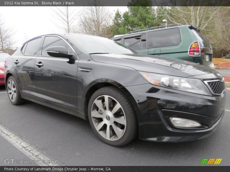 Ebony Black / Black 2012 Kia Optima SX