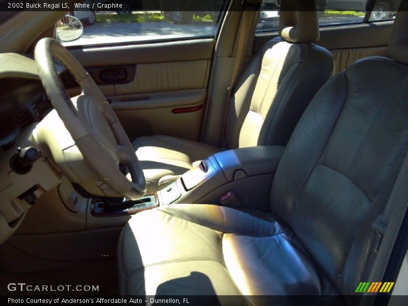 White / Graphite 2002 Buick Regal LS