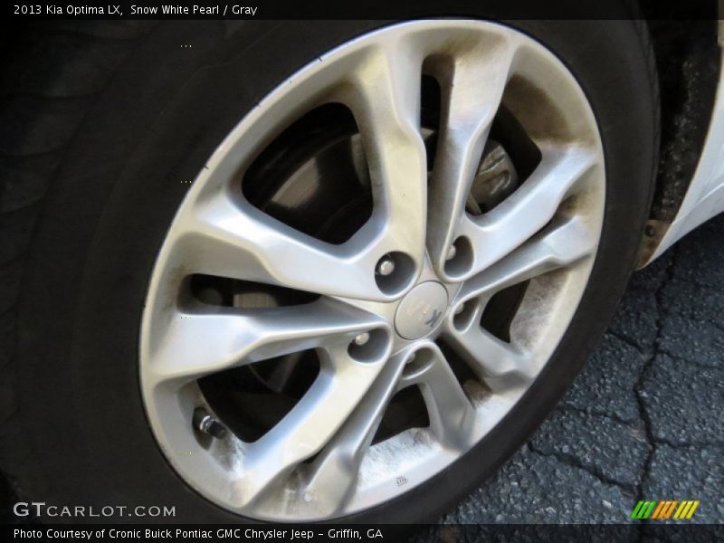 Snow White Pearl / Gray 2013 Kia Optima LX