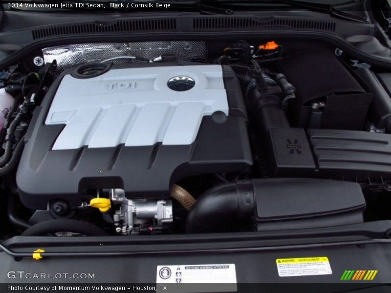 Black / Cornsilk Beige 2014 Volkswagen Jetta TDI Sedan