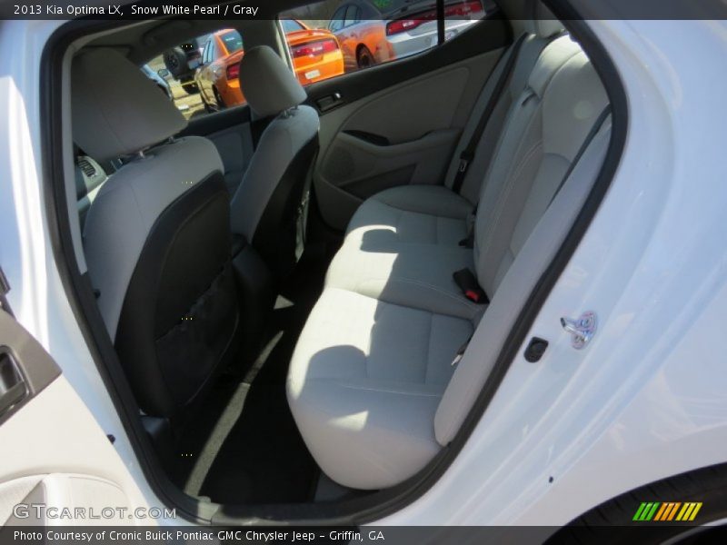 Snow White Pearl / Gray 2013 Kia Optima LX