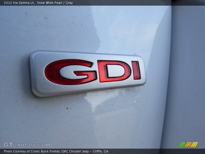 Snow White Pearl / Gray 2013 Kia Optima LX