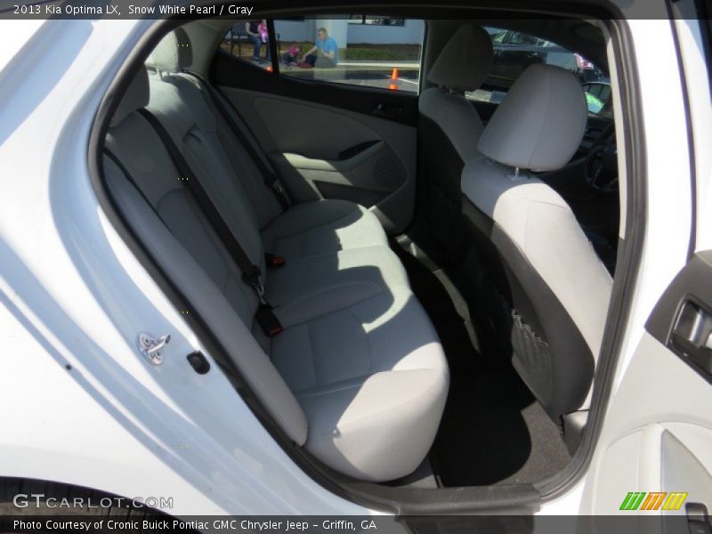Snow White Pearl / Gray 2013 Kia Optima LX