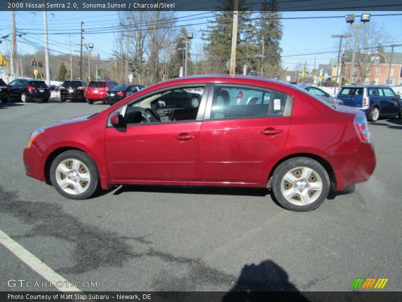 Sonoma Sunset / Charcoal/Steel 2008 Nissan Sentra 2.0