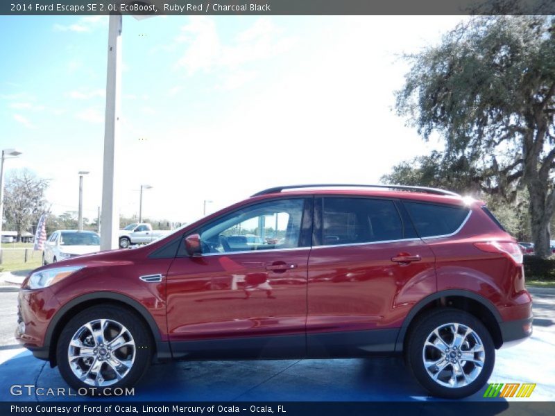 Ruby Red / Charcoal Black 2014 Ford Escape SE 2.0L EcoBoost