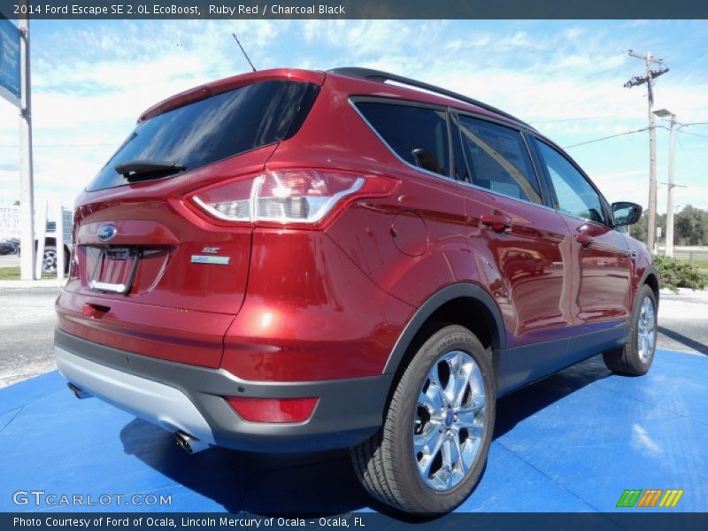 Ruby Red / Charcoal Black 2014 Ford Escape SE 2.0L EcoBoost