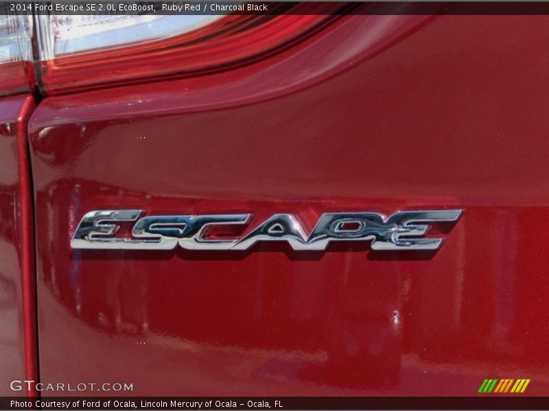 Ruby Red / Charcoal Black 2014 Ford Escape SE 2.0L EcoBoost